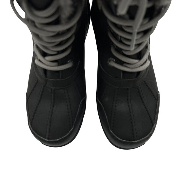 UGG Kids Butte II Back Gray Country Camo Boot Size 5 Waterproof Lace-Up Boots - Picture 8 of 14